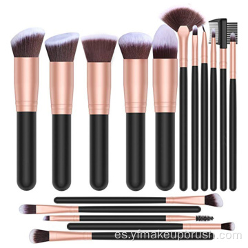 16pcs Travel Cosmetic Cepy Maquillaje de madera